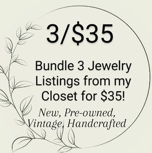 3/$35 Necklaces Earrings Bracelets Sets Bundles Lots Silver/Gold-tone St…